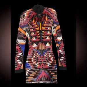 Balmain embellished beautiful mid knee never worn multicolored